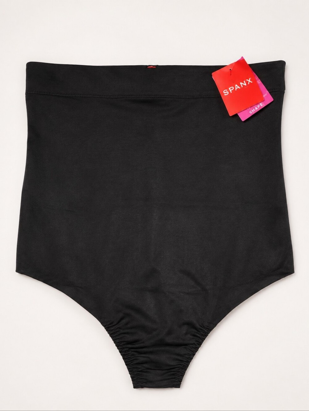 NWT SPANX Suit Your Fancy High-Waisted Thong Shapewear Black Medium